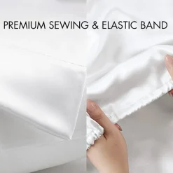 Madison Park Essentials Solid Satin 6-pc. Sheet Set