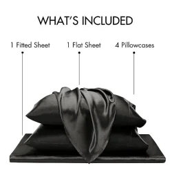 Madison Park Essentials Solid Satin 6-pc. Sheet Set