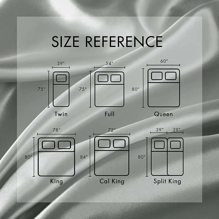 Madison Park Essentials Solid Satin 6-pc. Sheet Set