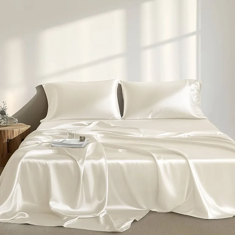 Madison Park Essentials Solid Satin 6-pc. Sheet Set