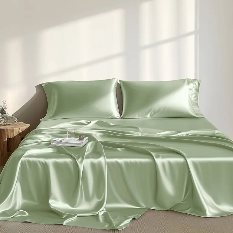Madison Park Essentials Solid Satin 6-pc. Sheet Set