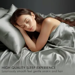 Madison Park Essentials Solid Satin 6-pc. Sheet Set