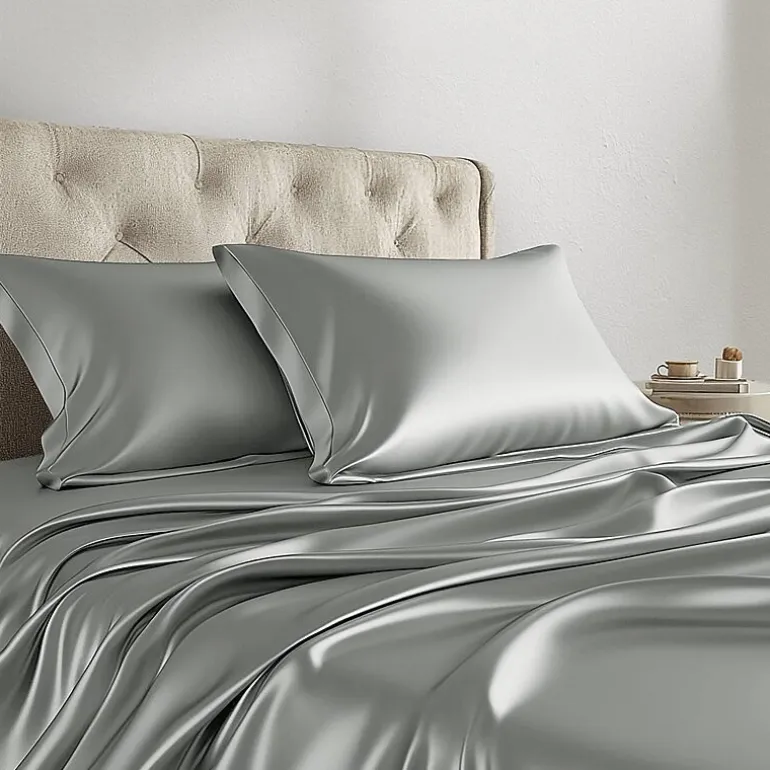 Madison Park Essentials Solid Satin 6-pc. Sheet Set