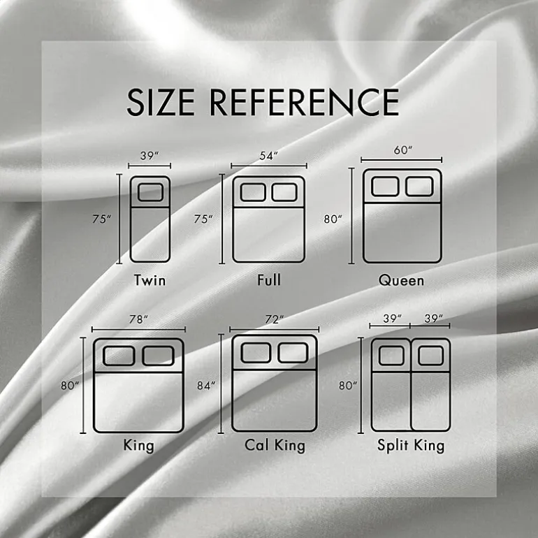 Madison Park Essentials Solid Satin 6-pc. Sheet Set