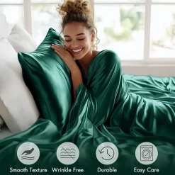 Madison Park Essentials Solid Satin 6-pc. Sheet Set