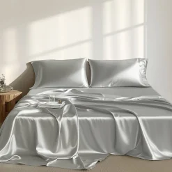 Madison Park Essentials Solid Satin 6-pc. Sheet Set