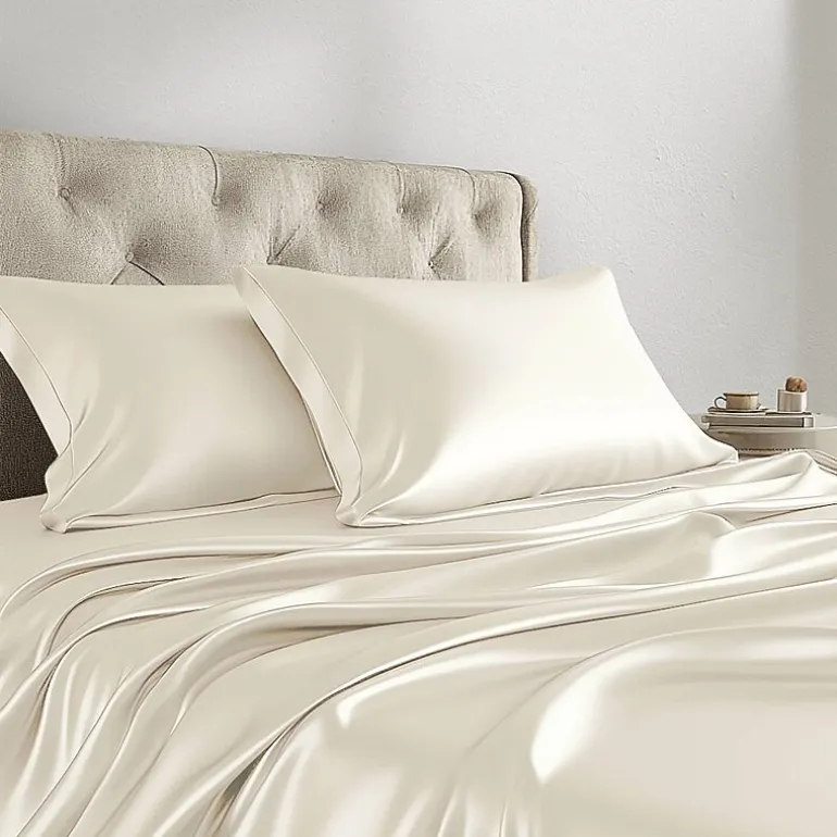 Madison Park Essentials Solid Satin 6-pc. Sheet Set