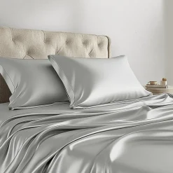 Madison Park Essentials Solid Satin 6-pc. Sheet Set