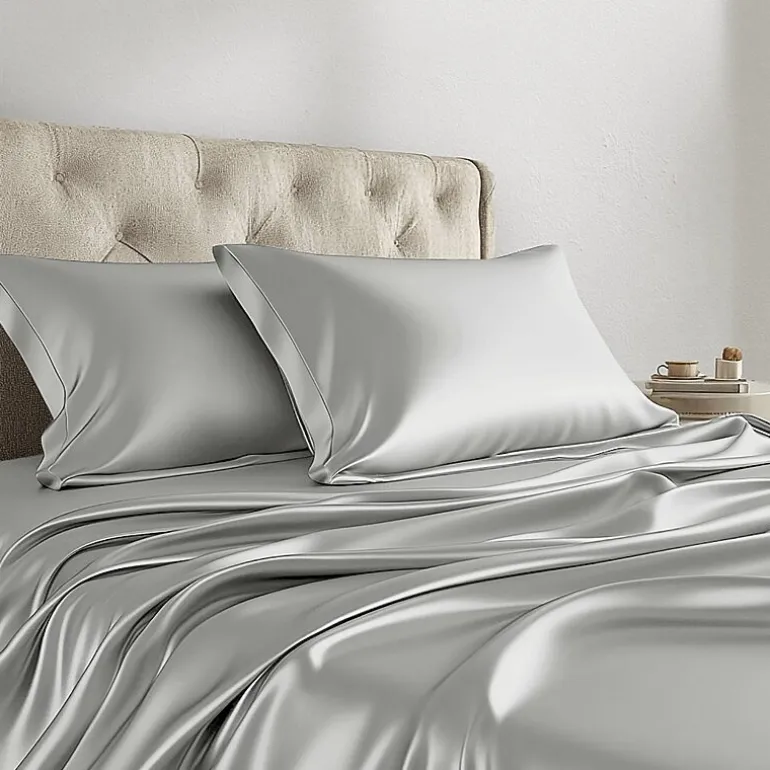 Madison Park Essentials Solid Satin 6-pc. Sheet Set
