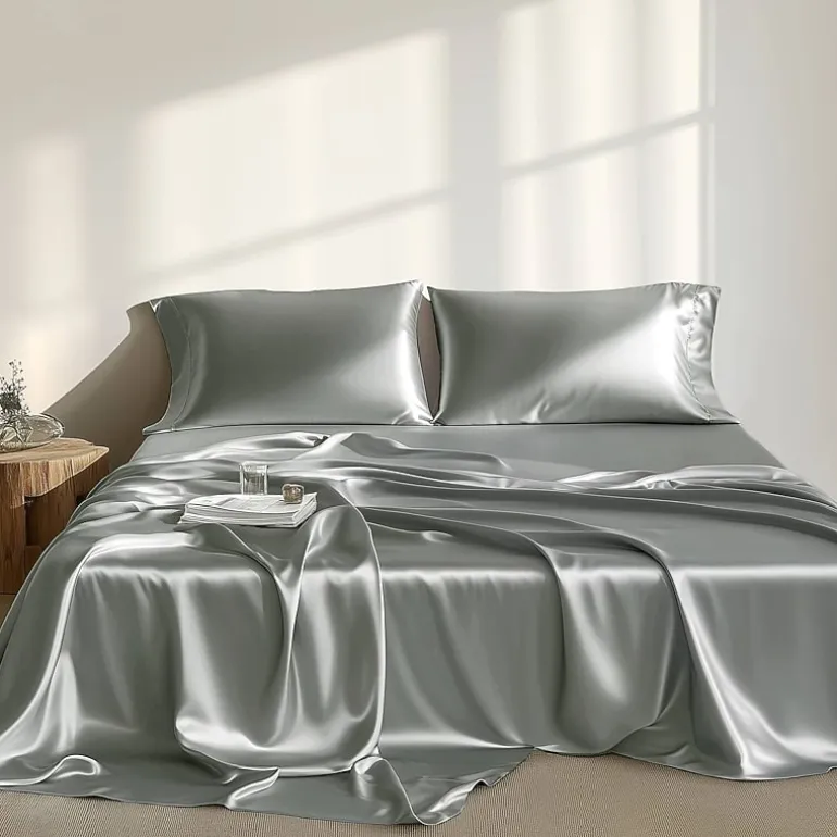 Madison Park Essentials Solid Satin 6-pc. Sheet Set