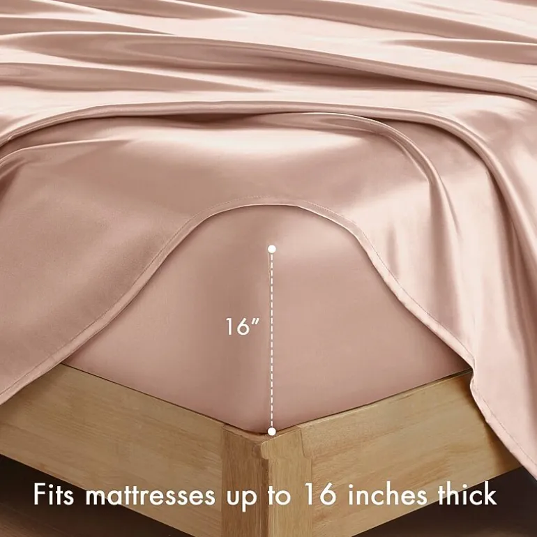 Madison Park Essentials Solid Satin 6-pc. Sheet Set