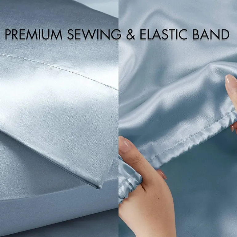 Madison Park Essentials Solid Satin 6-pc. Sheet Set