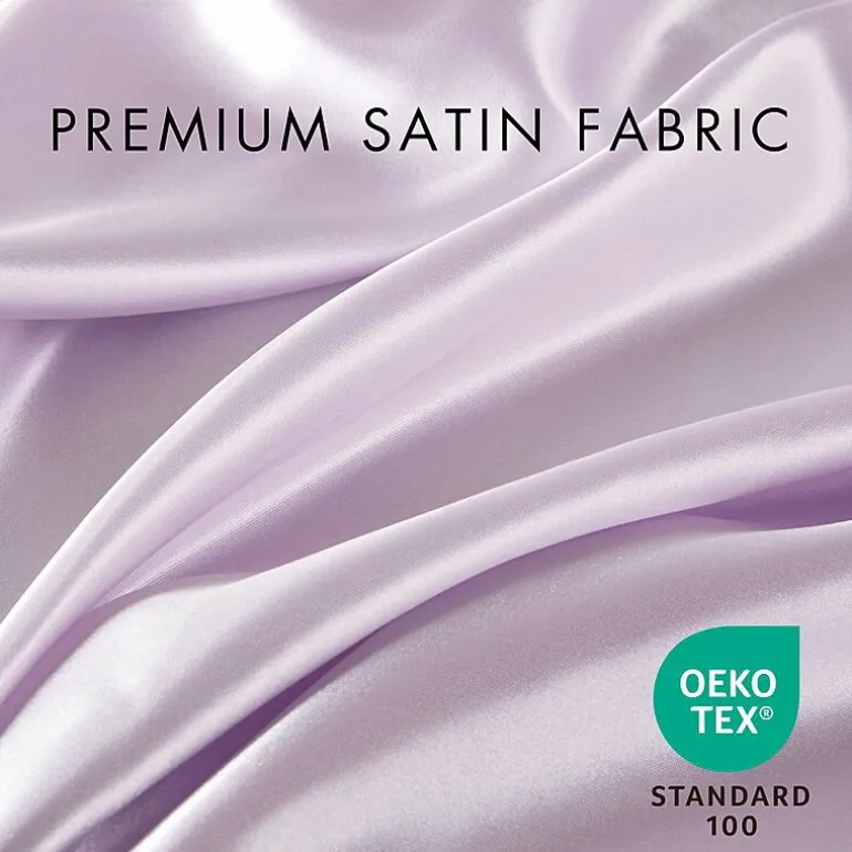 Madison Park Essentials Solid Satin 6-pc. Sheet Set