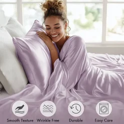 Madison Park Essentials Solid Satin 6-pc. Sheet Set