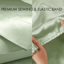 Madison Park Essentials Solid Satin 6-pc. Sheet Set