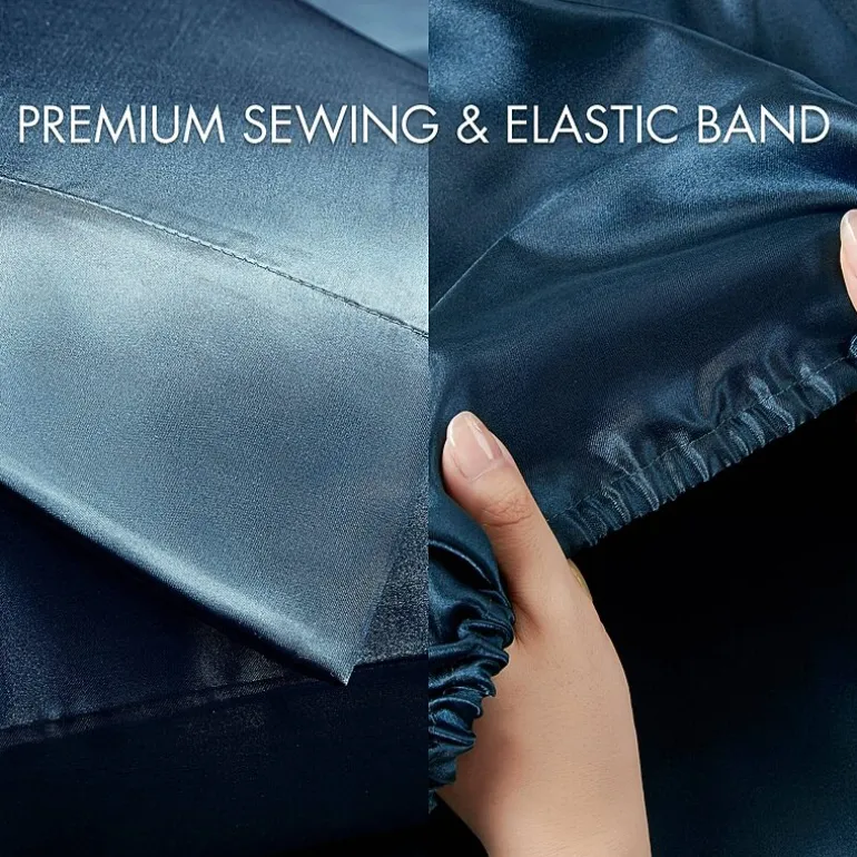 Madison Park Essentials Solid Satin 6-pc. Sheet Set