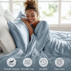 Madison Park Essentials Solid Satin 6-pc. Sheet Set