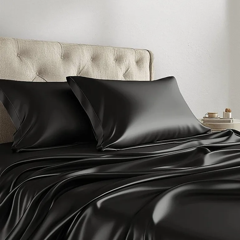Madison Park Essentials Solid Satin 6-pc. Sheet Set