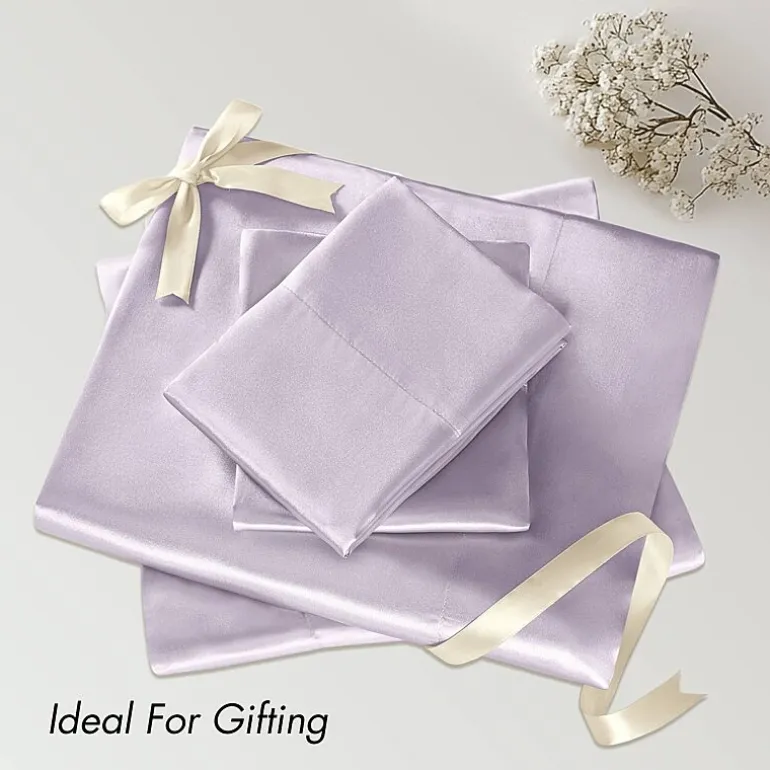 Madison Park Essentials Solid Satin 6-pc. Sheet Set