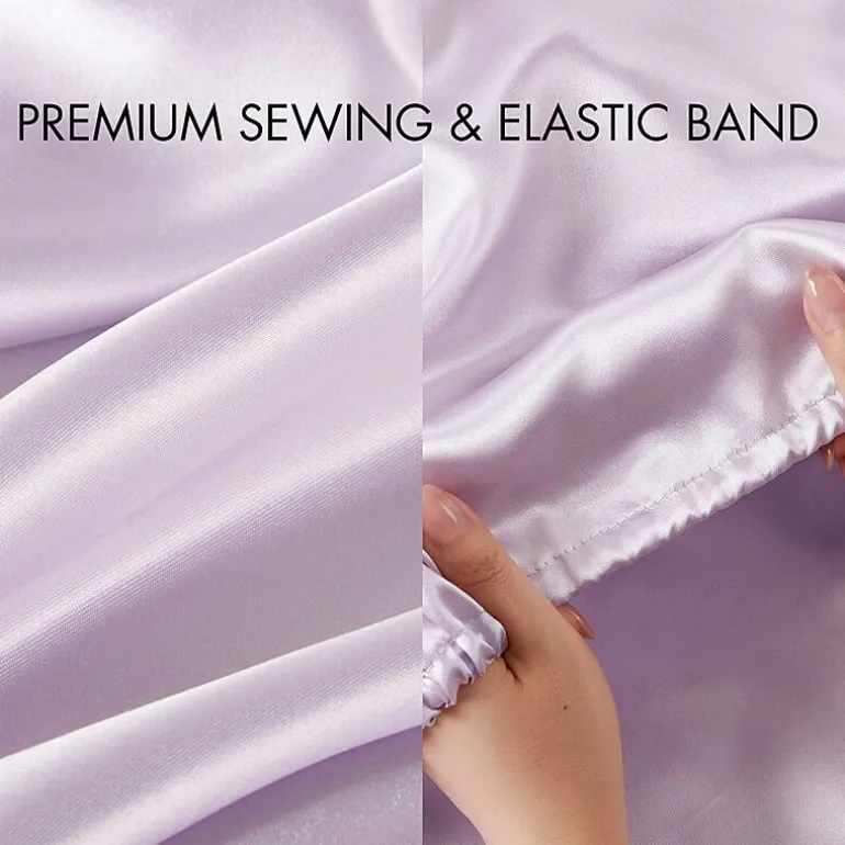 Madison Park Essentials Solid Satin 6-pc. Sheet Set