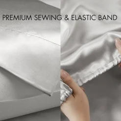 Madison Park Essentials Solid Satin 6-pc. Sheet Set