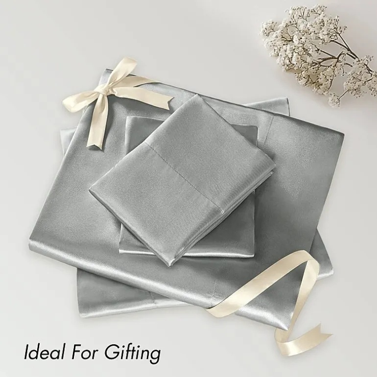 Madison Park Essentials Solid Satin 6-pc. Sheet Set