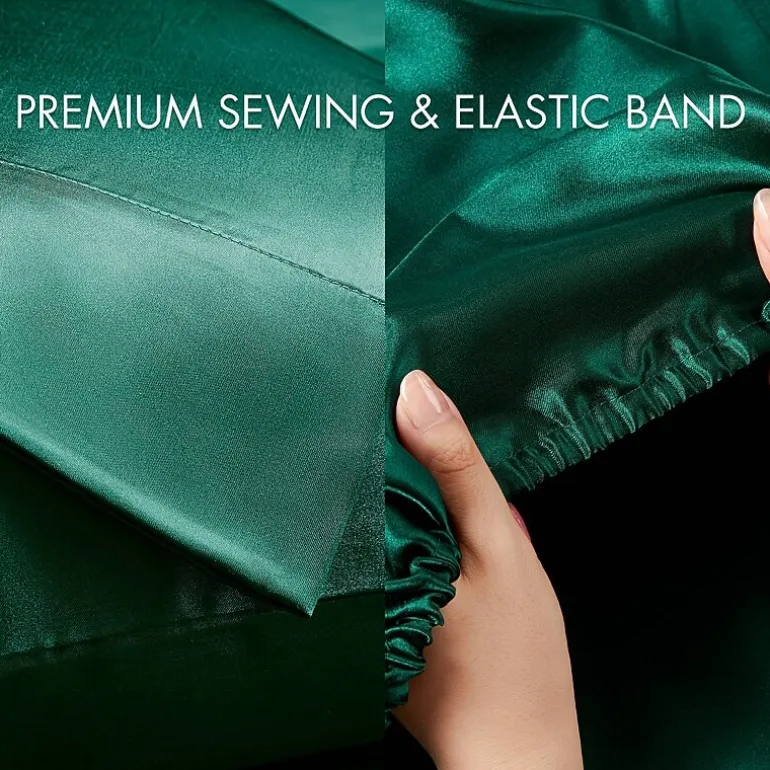 Madison Park Essentials Solid Satin 6-pc. Sheet Set