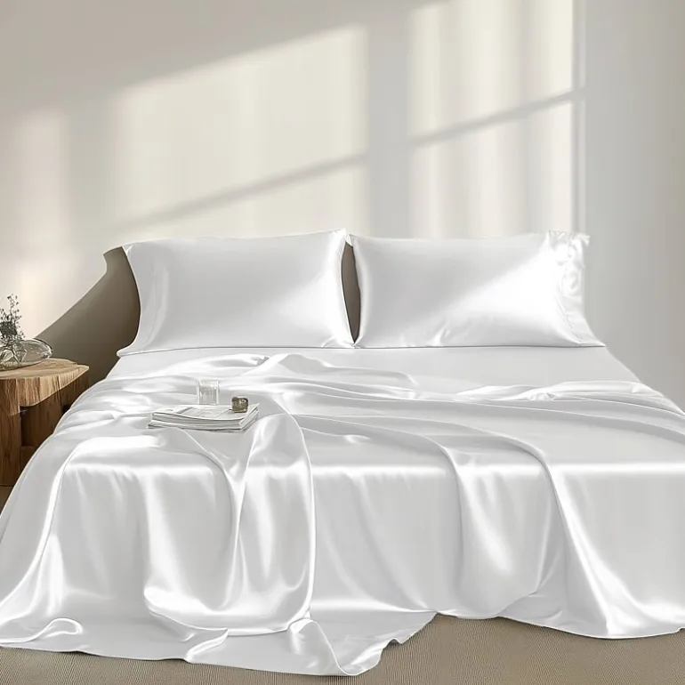 Madison Park Essentials Solid Satin 6-pc. Sheet Set