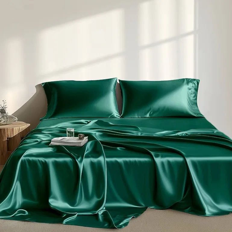 Madison Park Essentials Solid Satin 6-pc. Sheet Set