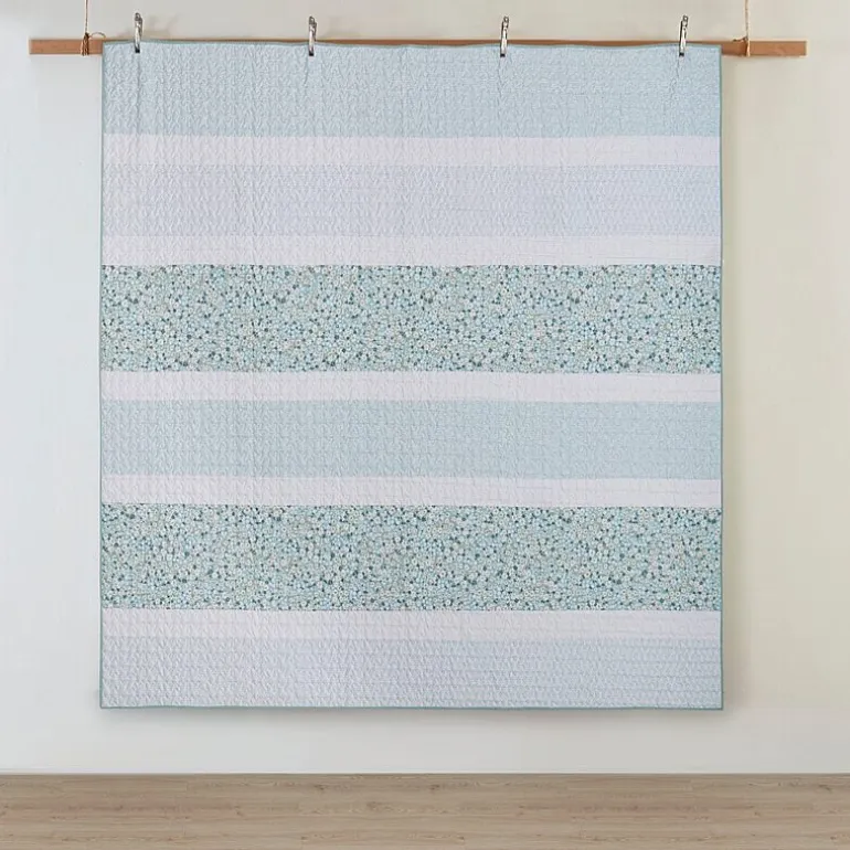 Madison Park Evian Seersucker 4-pc. Hypoallergenic Quilt Set