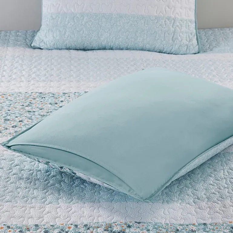 Madison Park Evian Seersucker 4-pc. Hypoallergenic Quilt Set