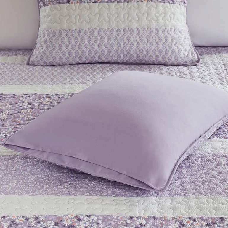 Madison Park Evian Seersucker 4-pc. Hypoallergenic Quilt Set