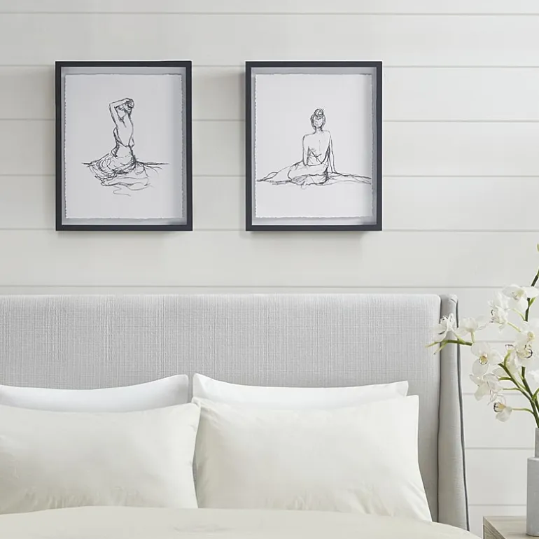 Madison Park Feminine Figures 2-pc. Framed Wall Art Set