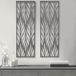 Madison Park Florian Carved Panel Décor 2-pc. Wall Art Set