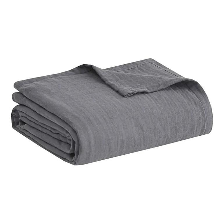 Madison Park Gauze 100% Cotton Lightweight Blanket