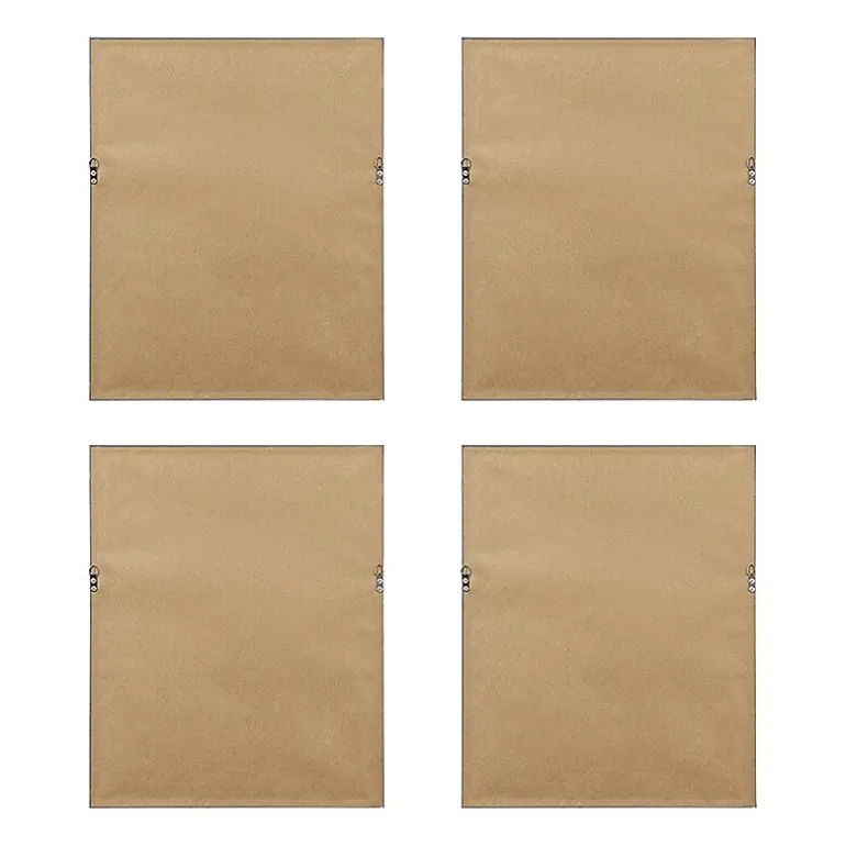 Madison Park Herbal Botany Botanical Illustration 4-pc. Framed Wall Art Sets
