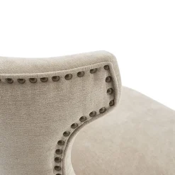 Madison Park Janet Counter Height Upholstered Swivel Bar Stool