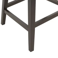 Madison Park Janet Counter Height Upholstered Swivel Bar Stool