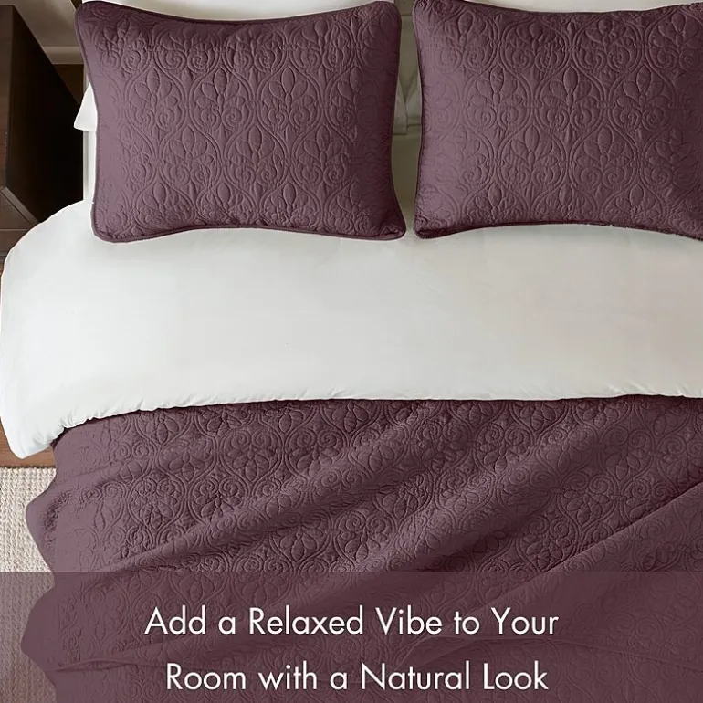 Madison Park Mansfield Antimicrobial Treated Reversible Quilt Set