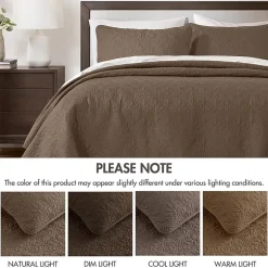 Madison Park Mansfield Antimicrobial Treated Reversible Quilt Set