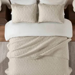 Madison Park Mansfield Antimicrobial Treated Reversible Quilt Set