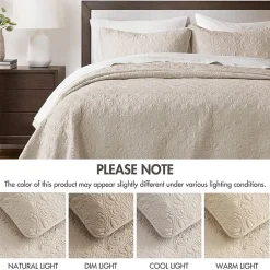 Madison Park Mansfield Antimicrobial Treated Reversible Quilt Set