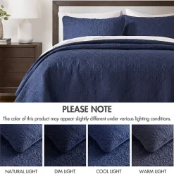 Madison Park Mansfield Antimicrobial Treated Reversible Quilt Set