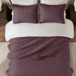 Madison Park Mansfield Antimicrobial Treated Reversible Quilt Set