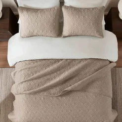 Madison Park Mansfield Antimicrobial Treated Reversible Quilt Set
