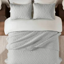 Madison Park Mansfield Antimicrobial Treated Reversible Quilt Set