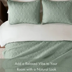 Madison Park Mansfield Antimicrobial Treated Reversible Quilt Set