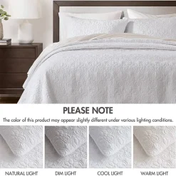 Madison Park Mansfield Antimicrobial Treated Reversible Quilt Set