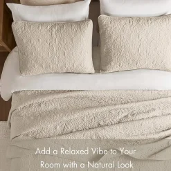 Madison Park Mansfield Oversized Antimicrobial Treated 3pc Bedspread Set