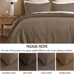 Madison Park Mansfield Oversized Antimicrobial Treated 3pc Bedspread Set